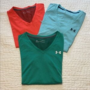 Three Under Armour Short Sleeve Tees